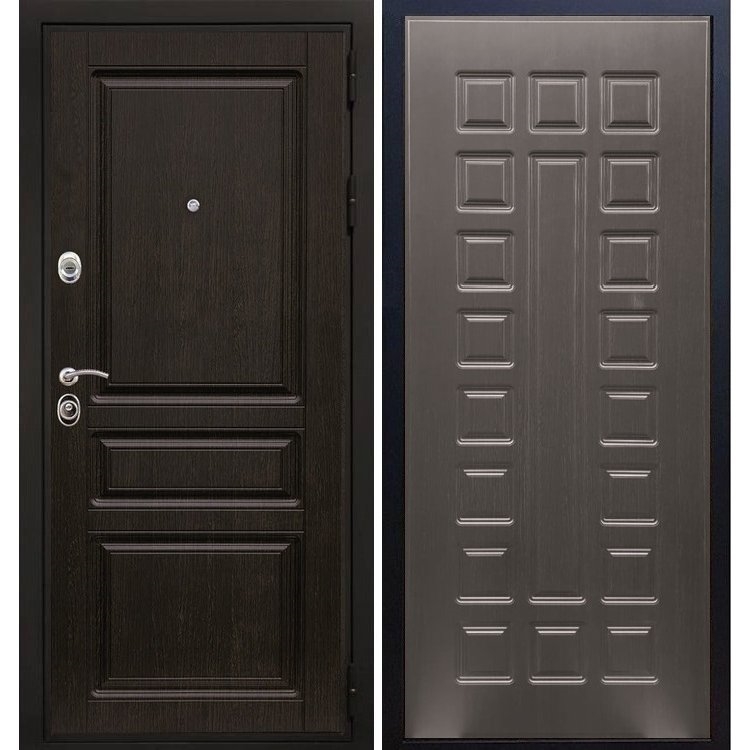 Входная металлическая дверь Сенатор Премиум -H ФЛ-183 Венге - фото 27255