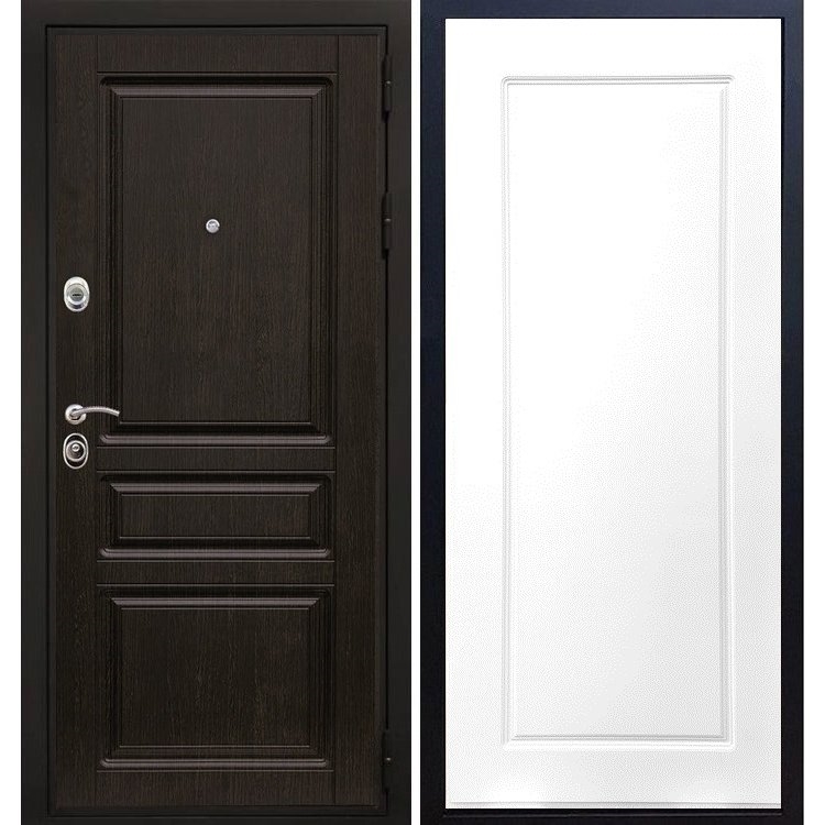 Входная металлическая дверь Сенатор Премиум - Н ФЛ-119 Белый силк сноу - фото 27506