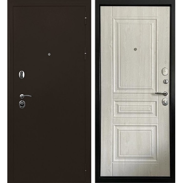 Входная металлическая дверь Ратибор Троя 3К Сосна белая - фото 28087