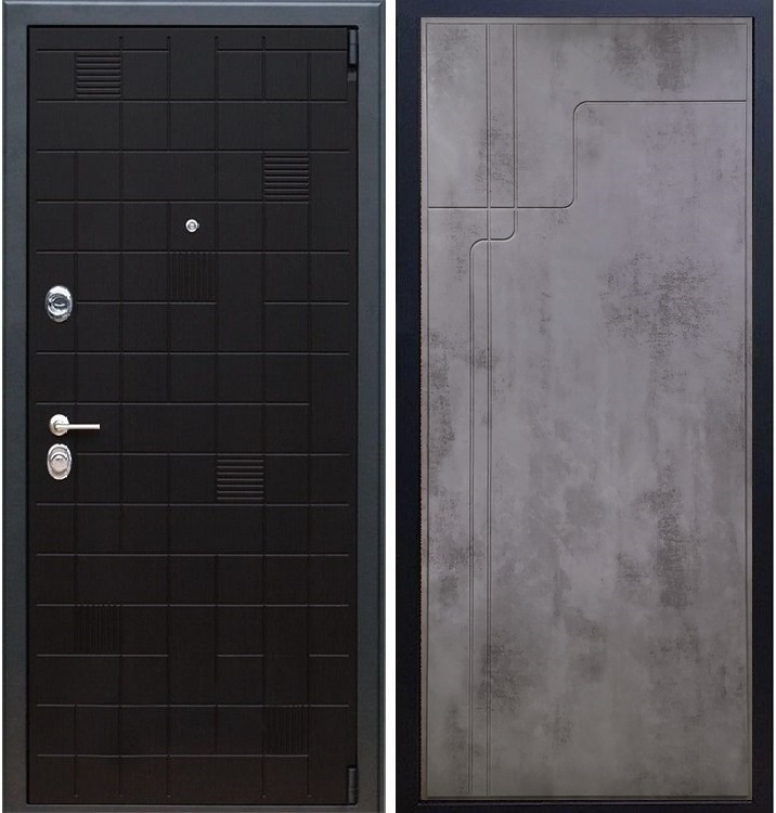 Входная металлическая дверьТетрис Премиум 3к ФЛ-246 Бетон темный - фото 28755