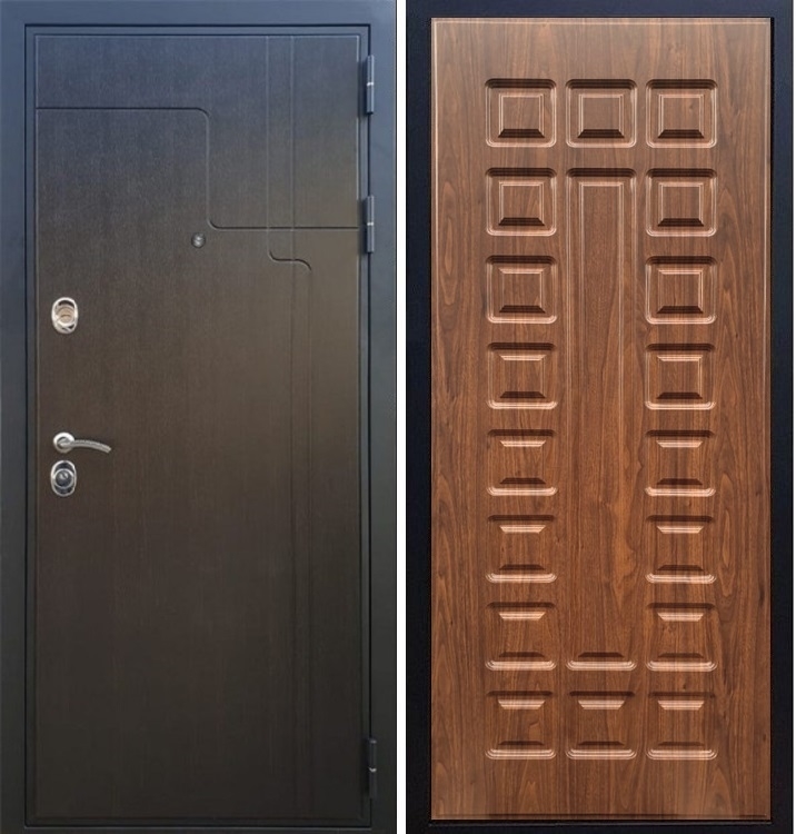 Входная металлическая дверь Сенатор Тренд ФЛ-183 Орех темный - фото 30428