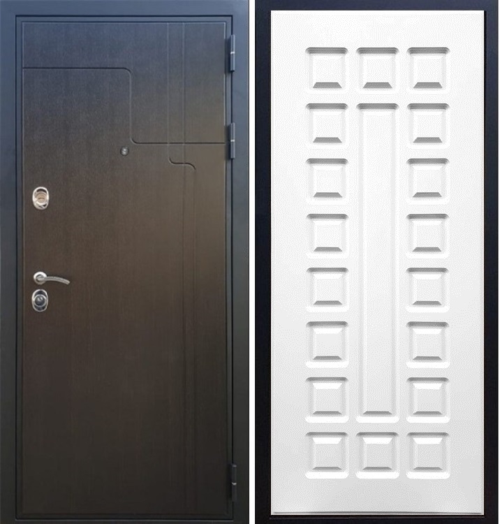 Входная металлическая дверь Сенатор Тренд ФЛ-183 Белый ясень - фото 30429