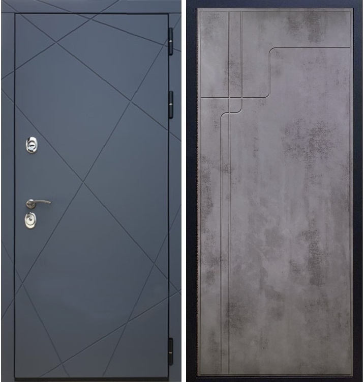 Входная металлическая дверь Стиль Титан ФЛ-246 Бетон темный - фото 32469