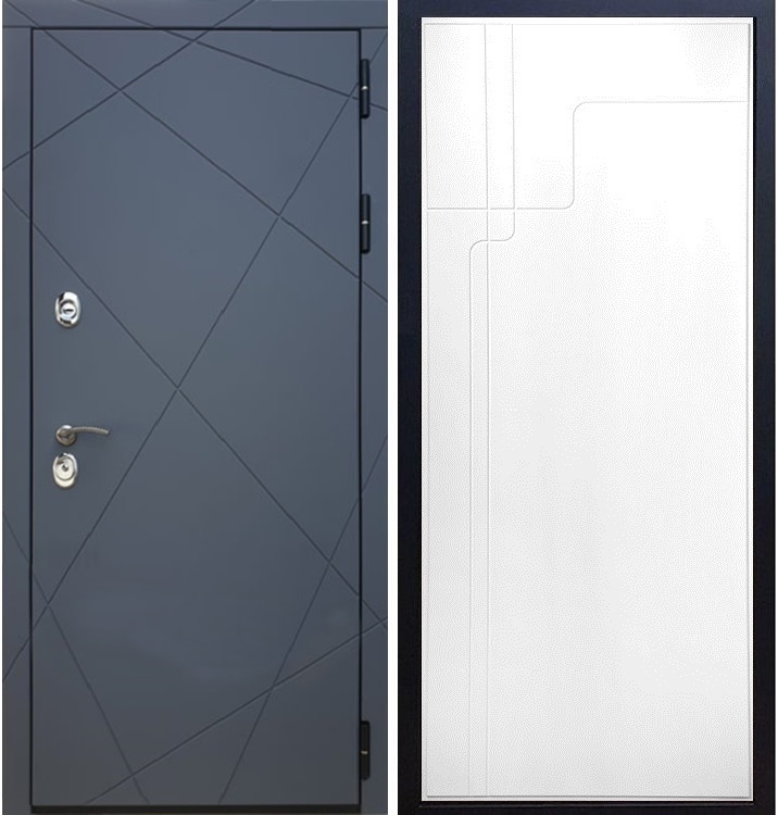 Входная металлическая дверь Стиль Титан ФЛ-246 Белый силк сноу - фото 32471