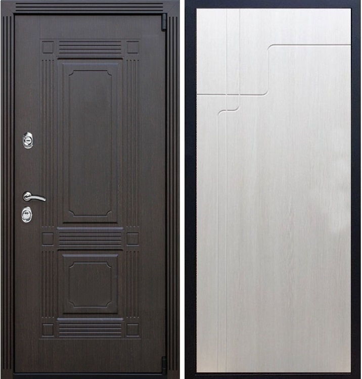 Входная металлическая дверь ESTET ФЛ-246 Лиственница беж - фото 33093