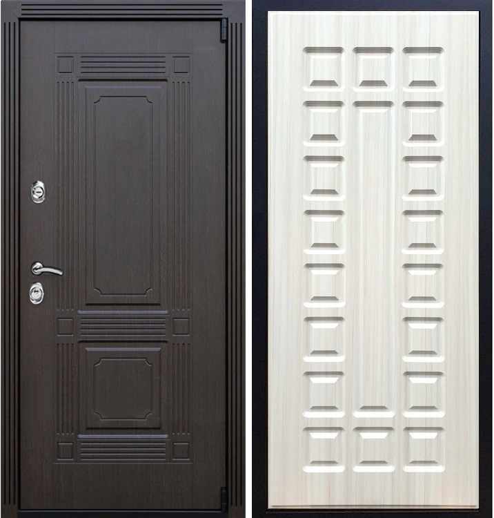 Входная металлическая дверь ESTET ФЛ-183 Белый ясень - фото 33535