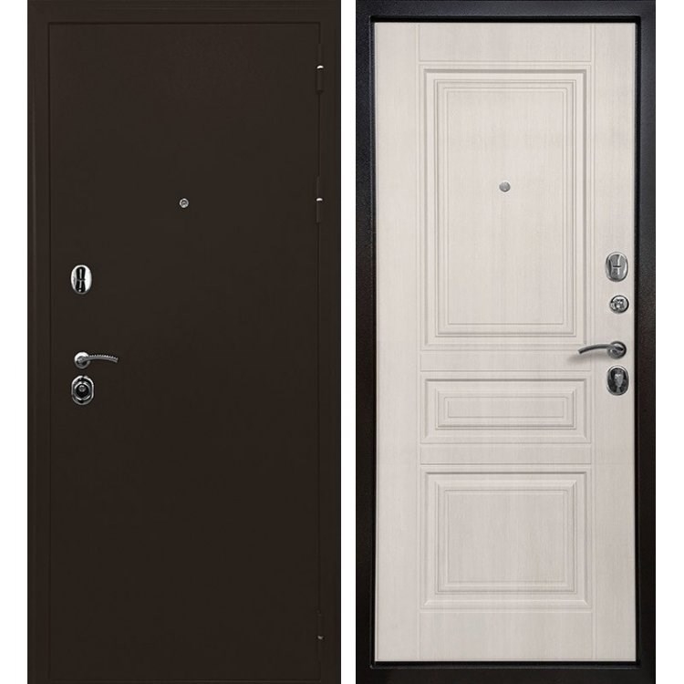 Входная металлическая дверь Ратибор Троя 3К Лиственница беж - фото 4495