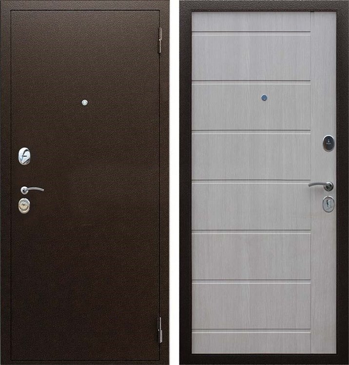 Входная металлическая дверь АСД Комфорт Антик медный | Эко дуб - фото 4540