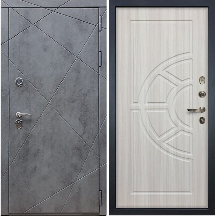Входная металлическая дверь Неман ФЛ-44 Сандал белый - фото 62730