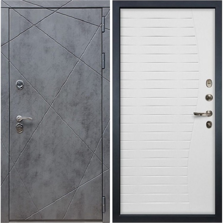 Входная металлическая дверь Неман ФЛ-36 Белый ясень - фото 62734