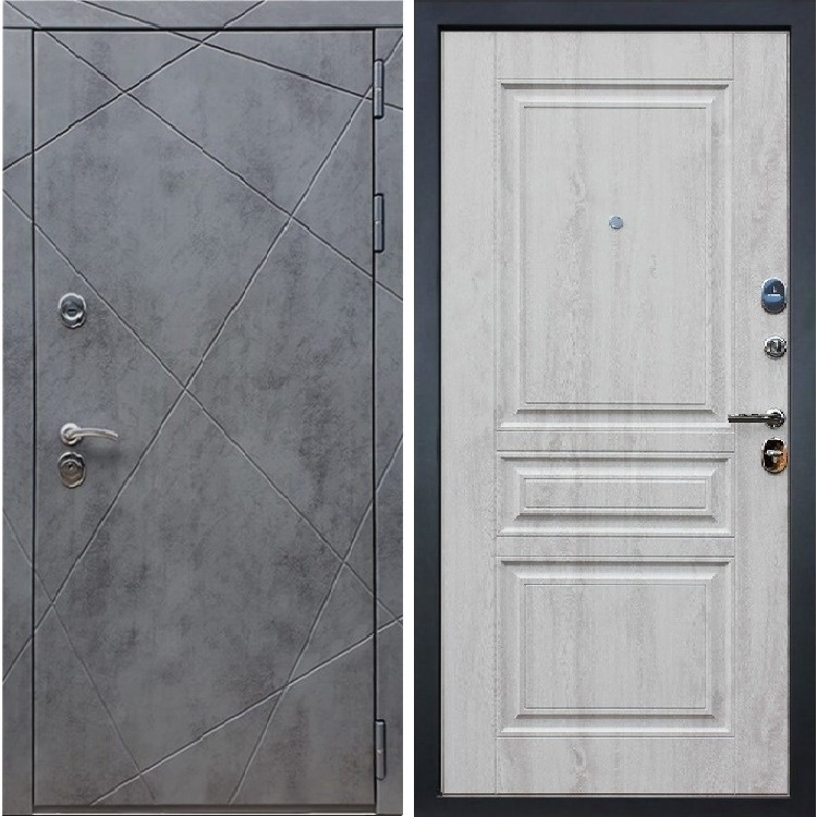 Входная металлическая дверь Неман ФЛ-110 Сосна белая - фото 62740