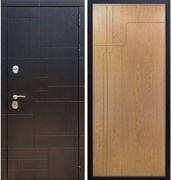 Входная металлическая дверь Нова Лабиринт ФЛ-246 Дуб светлый - фото 76424
