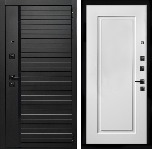 Входная дверь Интеко АГАТ фл-119 Белый мат 47135