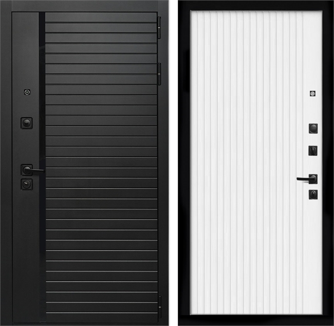 Входная дверь Интеко Вертикаль фл-119 Белый мат 48882