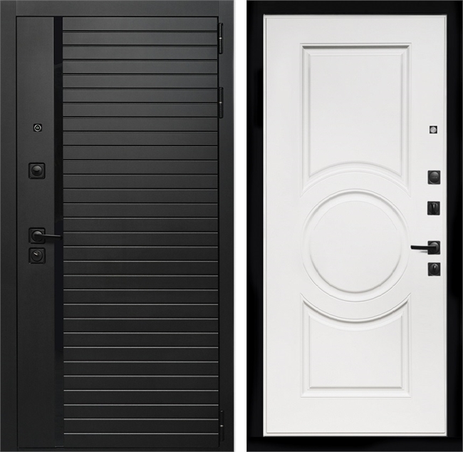 Входная дверь Интеко Агат мс-100 Белый мат 48884