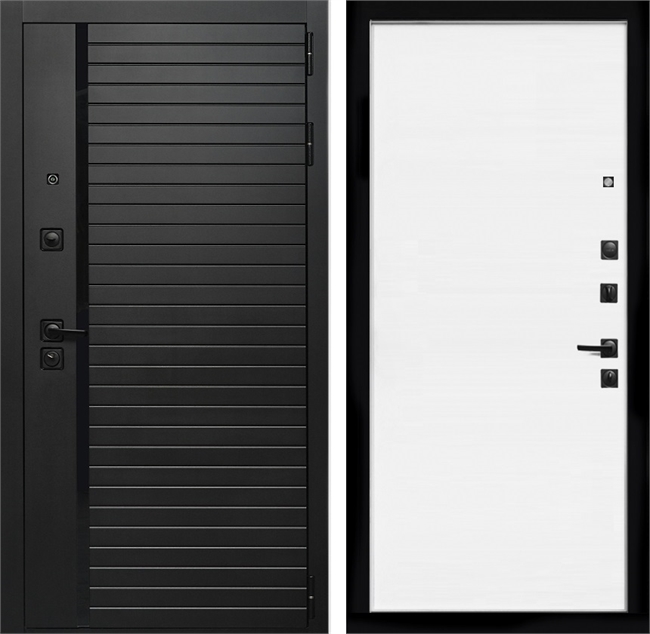 Входная дверь Интеко Агат гладкая Белый мат 48885