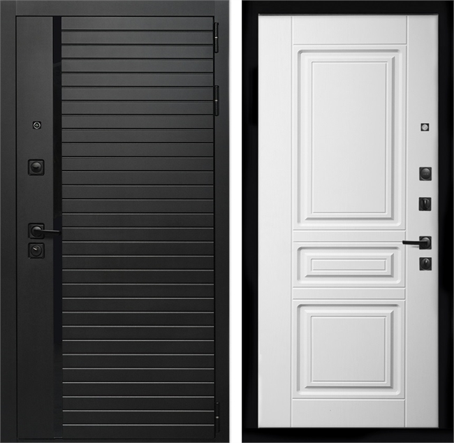 Входная дверь Интеко Агат Классика Белый мат 48887