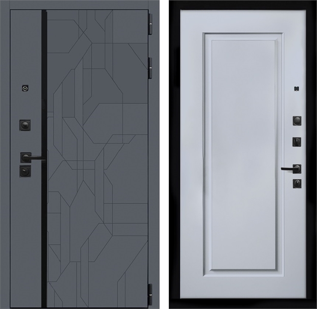 Входная дверь Интеко Верона фл-119 Силк маус 48908