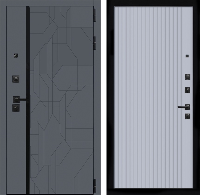 Входная дверь Интеко Вертикаль Силк маус 48909