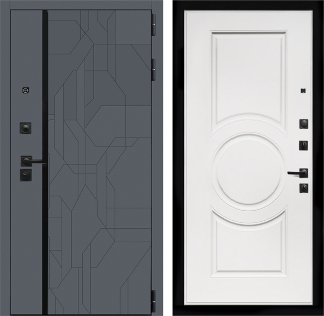 Входная дверь Интеко Верона мс-100 Белый мат 48912