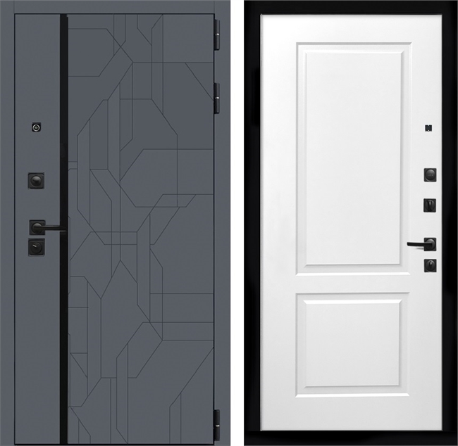 Входная дверь Интеко Верона фл-117 Белый мат 48919