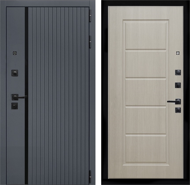 Входная дверь Интеко Агат Графит фл-39 Эко дуб 48970