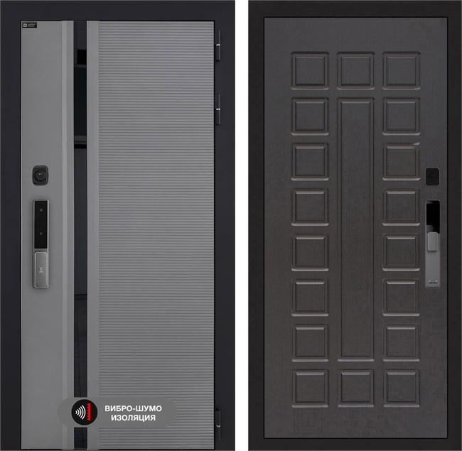 Входная дверь Пиано Смарт 2.0 панель 04 - Венге 55419