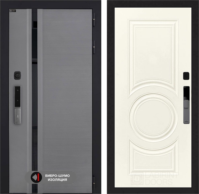 Входная дверь Пиано Смарт 2.0 панель 23 - Ванилла веллюто 55440