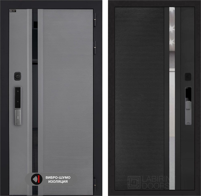 Входная дверь Пиано Смарт 2.0 панель 31 - Черный кварц 55462