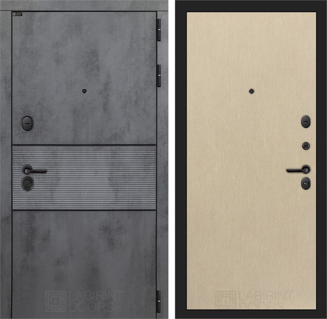 Входная дверь INFINITY 05 - Венге светлый 55554