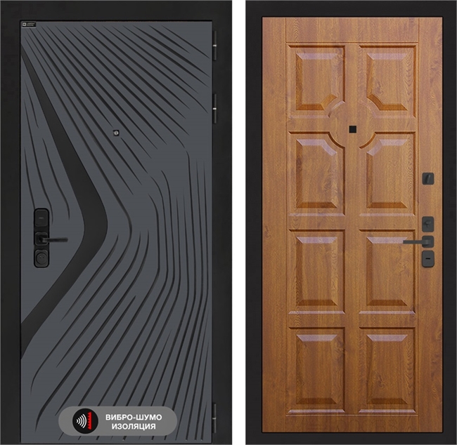 Входная дверь LEOLAB 17 - Золотой дуб 55574