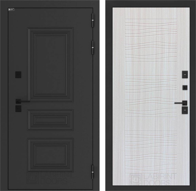 Входные двери Аляска лайт с терморазрывом 06 - Сандал белый 55636