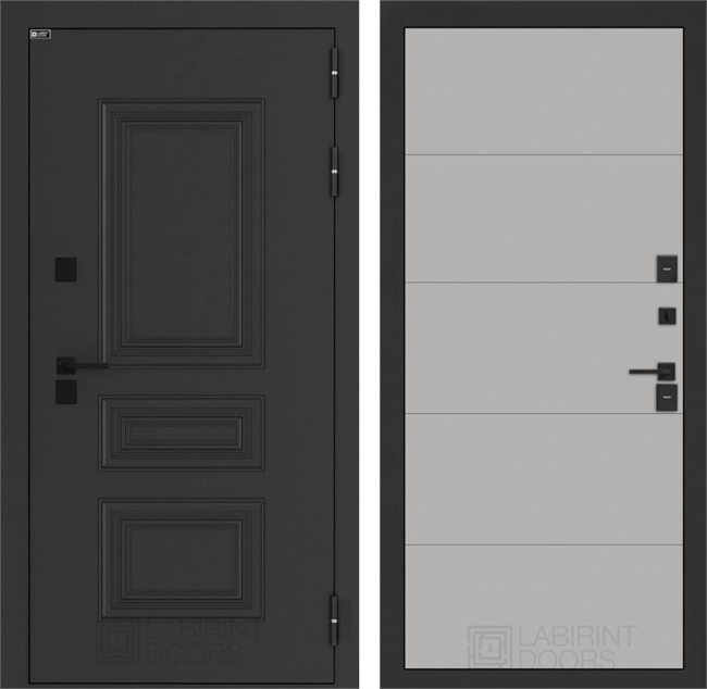 Входные двери Аляска лайт с терморазрывом 13 - Грей софт 55584