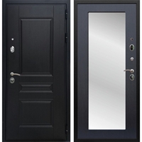 Входные двери Премиум - Н с Зеркалом пастораль цвет Венге