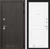 Входная дверь Лабиринт URBAN 11 - Белый софт