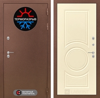 Входная металлическая дверь Лабиринт Термо Магнит 23 - Шампань софт