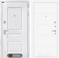 Входная металлическая дверь Лабиринт VERSAL 13 - Белый софт