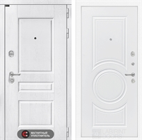 Входная металлическая дверь Лабиринт VERSAL 23 - Белый софт