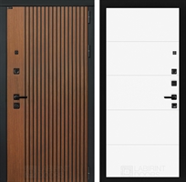 Входная металлическая дверь Лабиринт STORM 13 - Белый софт