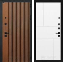 Входная металлическая дверь Лабиринт STORM 21 - Белый софт