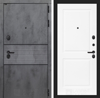 Входная металлическая дверь Лабиринт INFINITY 11 - Белый софт