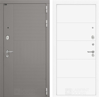 Входная металлическая дверь Лабиринт FORMO 13 - Белый софт