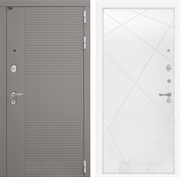 Входная металлическая дверь Лабиринт FORMO 24 - Белый софт