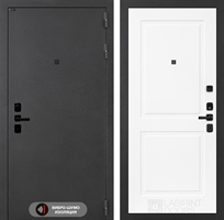 Входная металлическая дверь Лабиринт ACUSTIC 11 - Белый софт