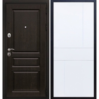 Входная металлическая дверь Премиум -H ФЛ-290 Белый силк сноу