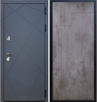 Входная металлическая дверь Стиль Титан ФЛ-246 Бетон темный