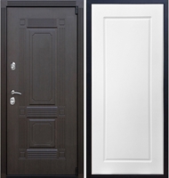 Входная металлическая дверь Классика ФЛ-119 Белый ясень