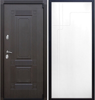 Входная металлическая дверь Классика ФЛ-246 Белый силк сноу
