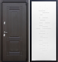 Входная металлическая дверь ESTET ФЛ-289 Белый ясень
