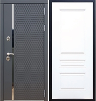 Входная металлическая дверь Sigma ФЛ-243 Белый силк сноу